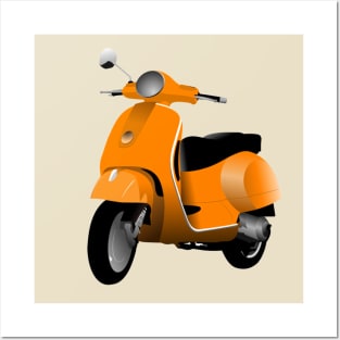 scooter clipart transportation clip art of scooter Posters and Art